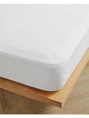 Yumuşak Pamuklu Sıvı Geçirmez Tek Kişilik Yatak Koruyucu