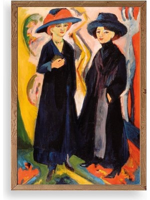 Buffer Ernst Ludwig Ahşap Çerçeveli Tablo