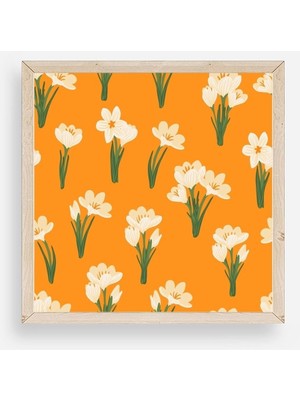 Buffer Çiçek Ahşap Çerçeveli Tablo