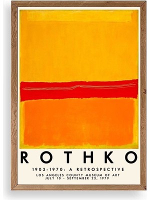 Buffer Rothko Ahşap Çerçeveli Tablo