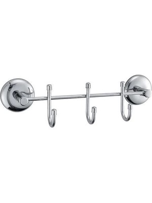 Datatek 3 Kancalı Dekoratif Askılık Mutfak Banyo Duvar Yüzeyi Askısı