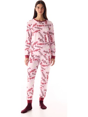 Penti Pembe Joyful Season  Termal Etkili Pijama Takımı