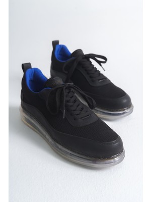 Nil Avm CH181 - Rrt Ipekyol  Erkek Ayakkabı Sıyah/sax Mavı