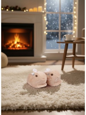 Livona Store Yetişkin Peluş Tavşan Panduf – Ultra Yumuşak, Sıcak Tutucu, 36-38 / 38-40 Numara