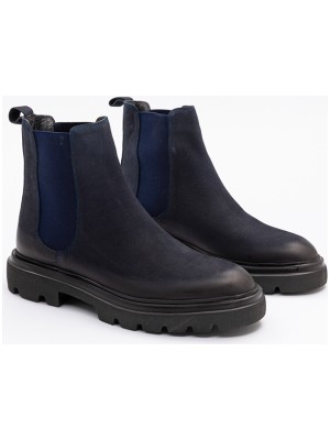 930 Erkek Kalın Tabanlı Tümyüz Lastikli Bot Laci Nubuk Deri Syh Tbn