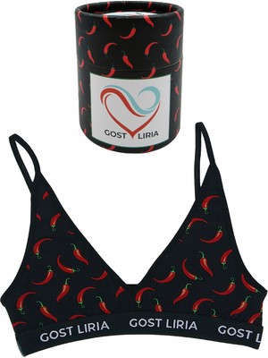 GOST LİRİA - Pepper Desenli Kadın Bralet