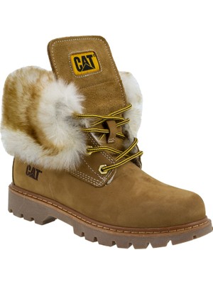 Cat 015Z101184 Utah Fur Sarı Nubuk Kadın Bot
