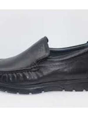 Forelli 32628 Siyah Erkek Hakiki Deri Ayakkabı