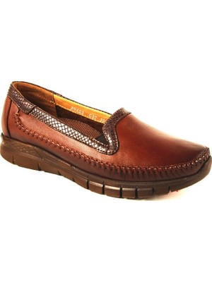 Forelli 29423-G Taba Kadın Hakiki Deri Ayakkabı