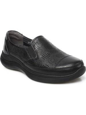 Forelli QUEEN-G 27903 Siyah Kadın Hakiki Deri Günlük Ayakkabı