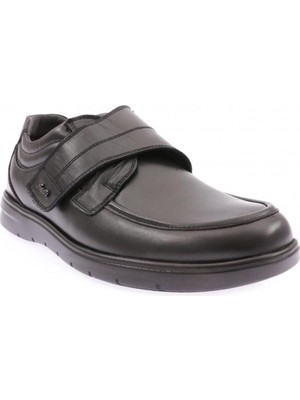 Forelli 32640-H Siyah Erkek Hakiki Deri Ayakkabı