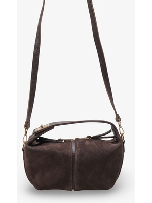 Delila Kadın Günlük Çanta - Kahve Süet