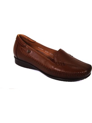 Forelli 51306-G Taba Kadın Hakiki Deri Ayakkabı