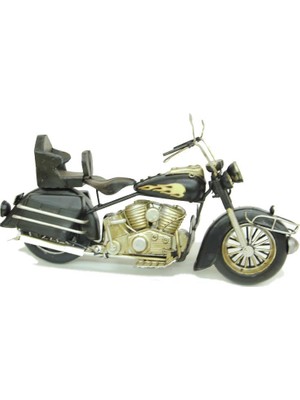 Costurera Dekoratif Metal Motosiklet Vintage Chopper Ev Ofis Hediyelik