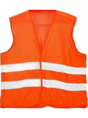 İsmiyle Al Fosforlu Turuncu Ikaz Yelek (5067)