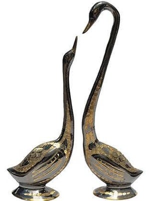 Costurera Kuğu 2'li Set Biblo Dekoratif Hediyelik