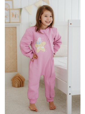 Lilabio Kız Erkek Çocuk %100 Pamuk 1.5 Tog Desenli Uyku Tulumu