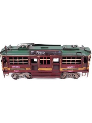 Costurera Dekoratif Metal Piccaso Treni Vintage Biblo Hediyelik