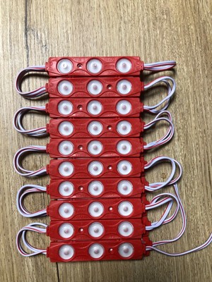 10 Adet 1.5 Watt Modül LED 2835 Mercekli 12 Volt