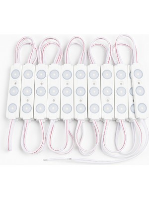 10 Adet 1.5 Watt Modül LED 2835 Mercekli 12 Volt