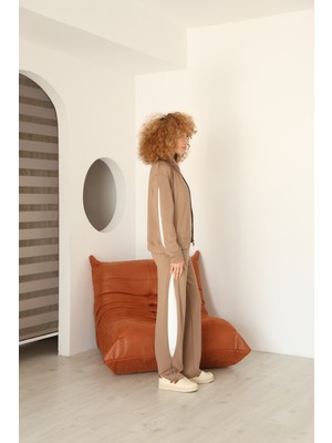 Modal Kumaş Gizli Garnili Fermuarlı Takım