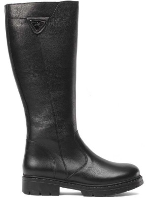 Celal Gültekin Kadın Siyah Deri Çizme
