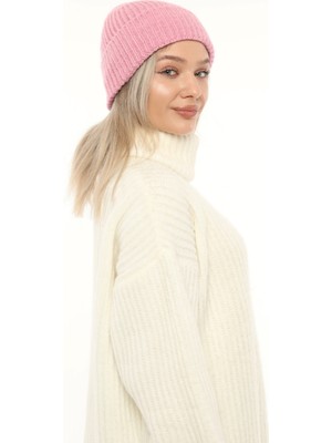 Aghilo Yünlü Kışlık Unisex Fitilli Bere