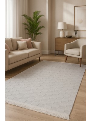 Makroser Perge Dekoratif Halı