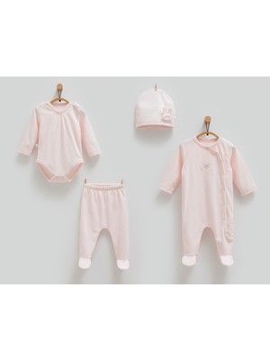 Caramell Little Emu Cute Rabbit 4'lü Zıbın Seti