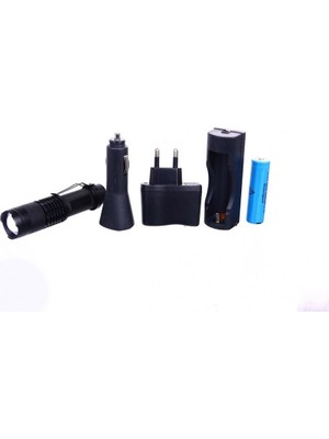 Costurera Orjinal 800 Lümen T6 Şarjlı El Feneri Cree T6 LED El Feneri