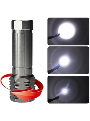 Costurera Küçük Güçlü Zoomlu El Feneri