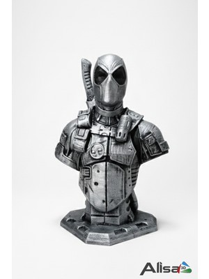 Alisa 3D 16 cm Deadpool Figürü, Marvel Figürleri, Dekoratif, Hediyelik