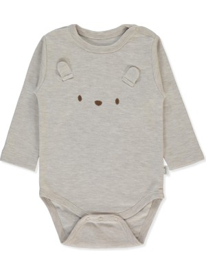 Bebetto Interlok Uzun Kollu Body Yaş (Be Kınd) Bej Melanj