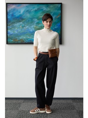 Brandup Yüksek Bel Denim Pantolon