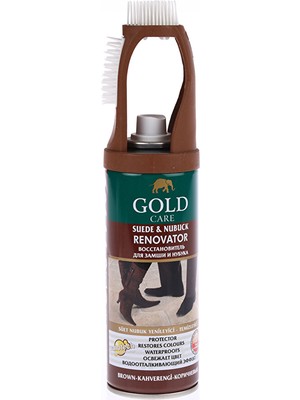 2 Adet  Goldcare Ayakkabı Boyası Sprey Nubuk 200 ml Kahverengi