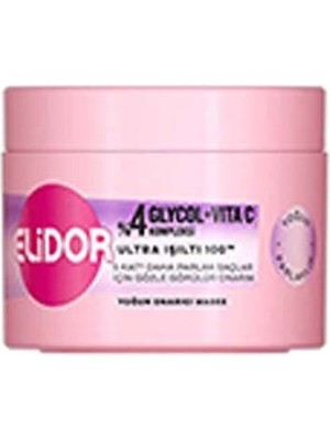 4 Adet   Elidor Ultra Işıltı Maske 220 ml