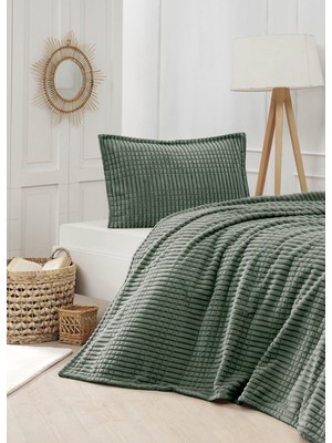 Bella Home Modern Line 2 Parça Tek Kişilik Battaniye Seti - 150X220 cm - Orijinal Kutulu - Yeni Renkler