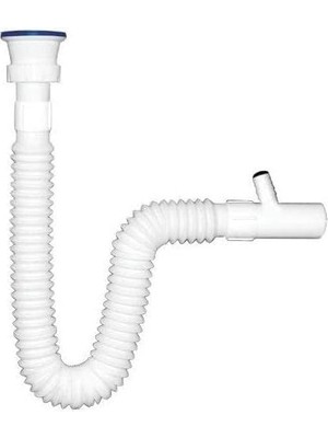 Özbest Çamaşır Çıkışlı Lüx Körüklü Lavabo Sifon