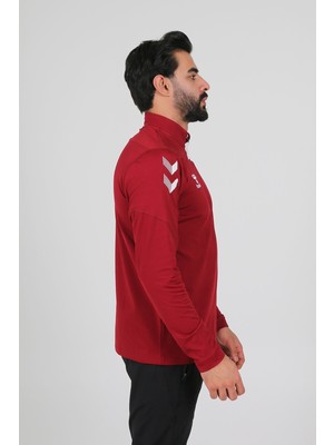 Hummel Oregon Antrenman Eşofman Üstü Bordo