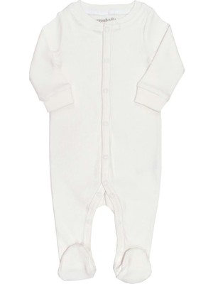 Organickid Cosy Bebek Beyaz Tulum