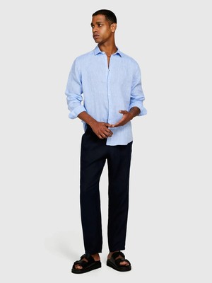 Sisley   %100 Keten Regular Fit Gömlek