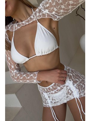 BMD Anastasia Dörtlü Bikini Set - Beyaz