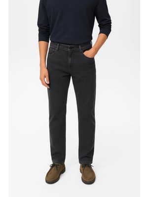 Damga Erkek Yüksek Bel Bol Paça Füme Kot Pantolon