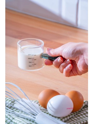 UltraNova Mini Cam Ölçü Kabı 125 Ml, Pratik ve Şık Mutfak Aksesuarı