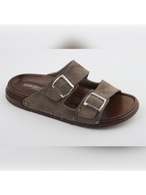 Esem Erkek Çift Tokalı Terlik