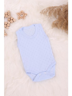 Kidello Mavi Baklava Desenli Bebek Zıbın (1-3 Yaş)