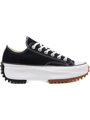 Converse Run Star Hıke Canvas Platform Low Top 168816C Siyah Günlük Sneaker Ayakkabı