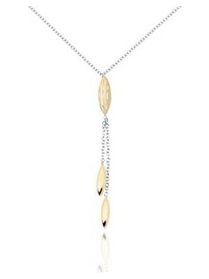 Diamond Line-Gülaylar 14 Ayar Altın Taşsız Klasik Kolye