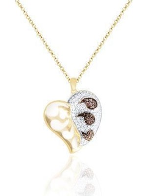Diamond Line-Gülaylar 14 Ayar Altın  Kolye