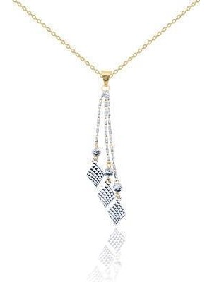 Diamond Line-Gülaylar 14 Ayar Altın  Kolye